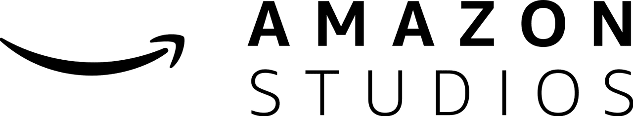 Amazon Studios logo with black text and a curved arrow